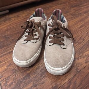 Vans Men's Tan Canvas Sneakers